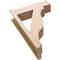 Ekena Millwork 8-in W x 26-in D x 38-in H Funston Block Rough Cedar Woodgrain TimberThane Outlooker, Primed Tan OUTUR080X26X38FST44RCPR - alternate 2